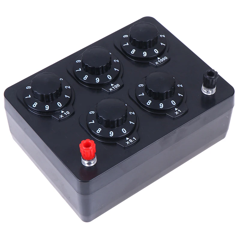 0-9999.9 Ohm Variable Decade Resistor Resistance Box Physical Teaching Tool variable decade resistor