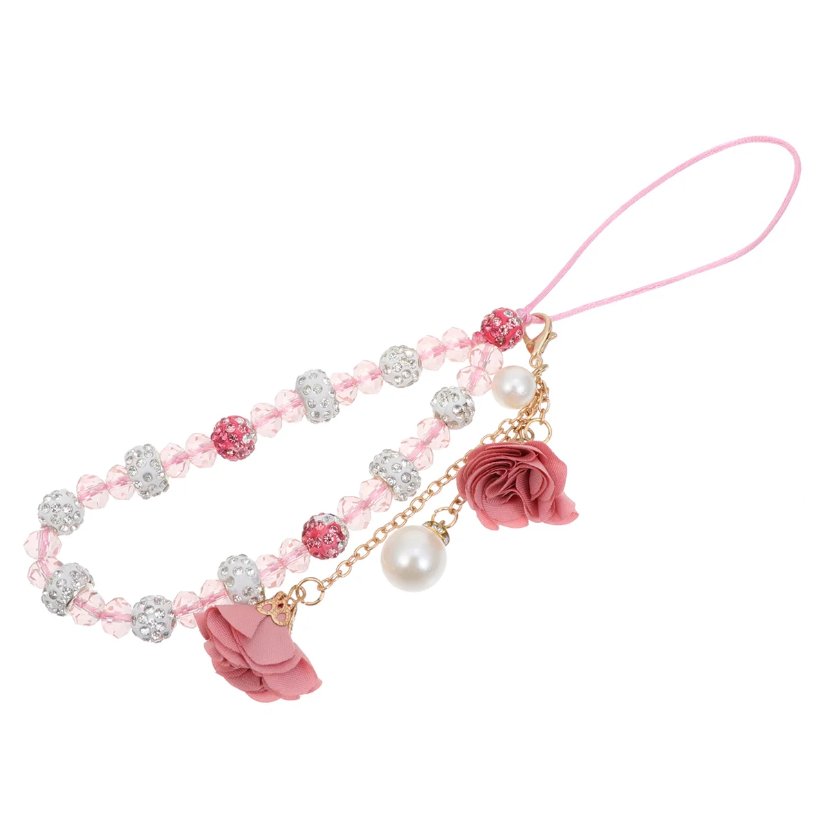 

Phone Wrist Lanyard Crystal Lanyard for Phone Beaded Phone Lanyard Wrist Strap for Phone Case Crystal Phone Strap