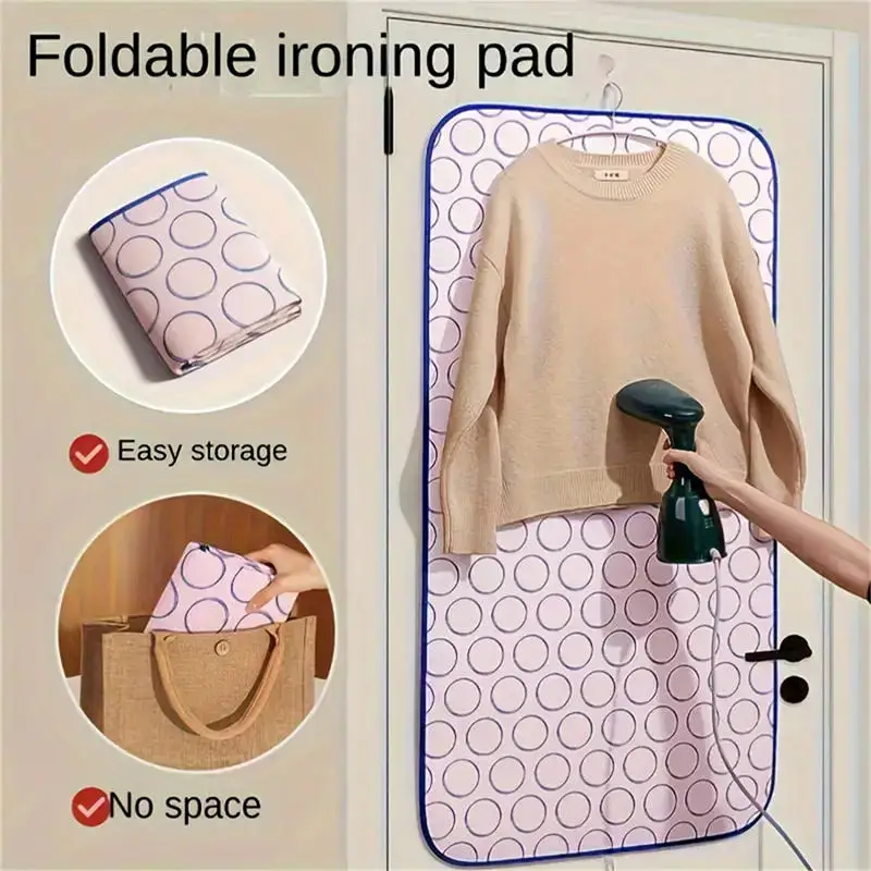 Ironing Board Mat Ironing Protection Pad Ironing Board Cushion Ironing Board Cover Ironing Board Accessories Six Layers Of Thickened Waterproof Non-slip Hanging Laying Soft Ironing Board Travel Protection Heat Insulation Ironing Mat