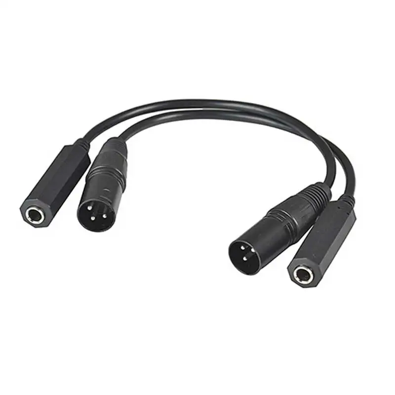 XLR 3 - 6.35 trs  6.5mm  - 3 XLR  ͼ    ȯ ̺