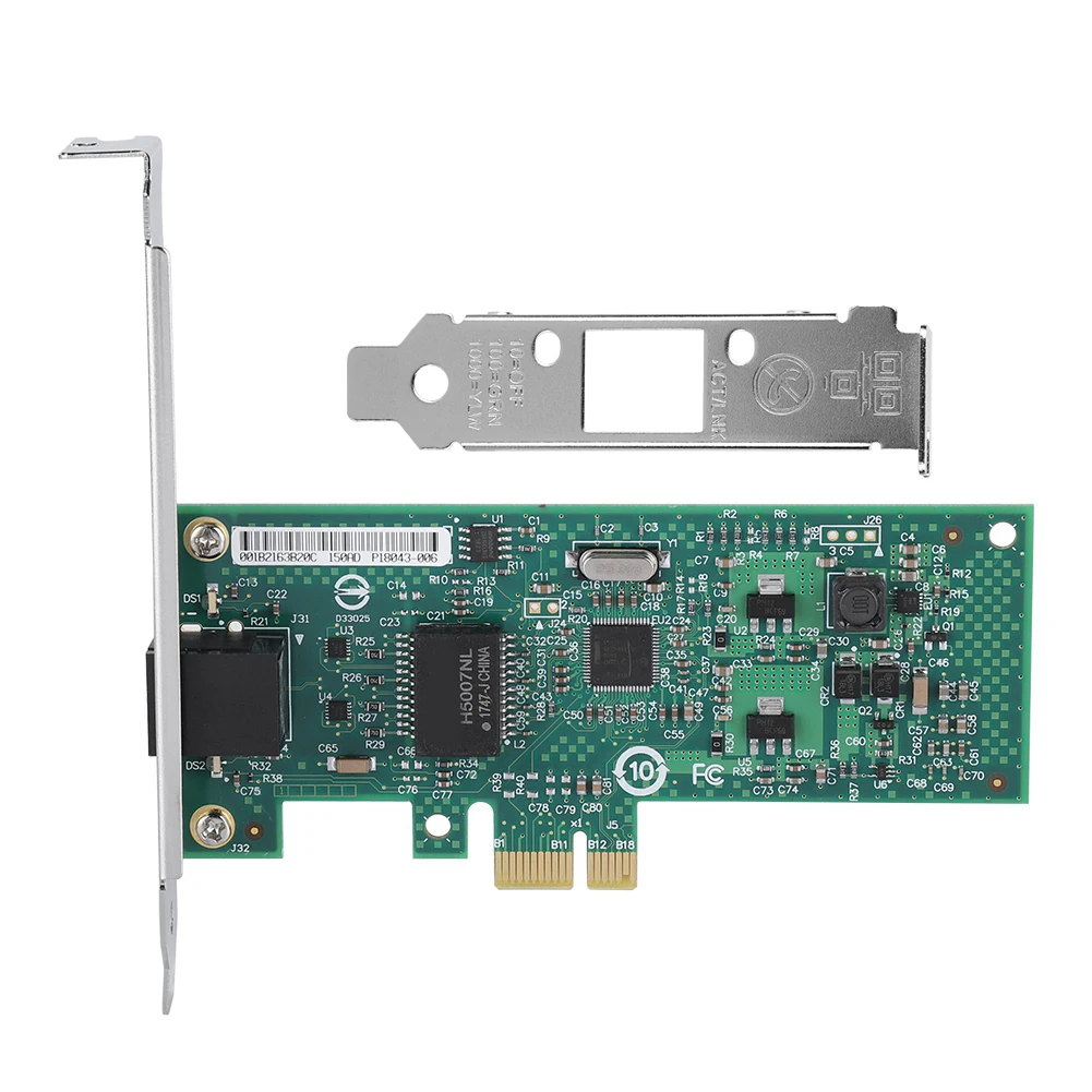 인텔 82574L 기가비트 PCI e 네트워크 어댑터 카드용 PCI-E 네트워크 카드 데스크탑 1000Mbps NIC LED 표시기 기가비트 네트워크 카드