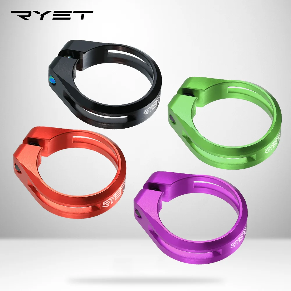 Bike Seatpost Clamp Ultralight Bike Bicycle Seat Post Clamp CNC Aluminum Alloy Cycling Saddle for 27.2/30.8/31.6mm Bicycle Part