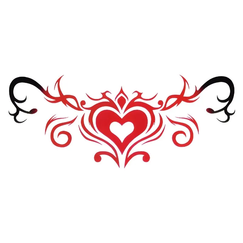 Glow-in-the-k Waterproof Tattoo Stiers for Women Long-lasting Couple's Private Parts Butt Waable Decals Home Decor