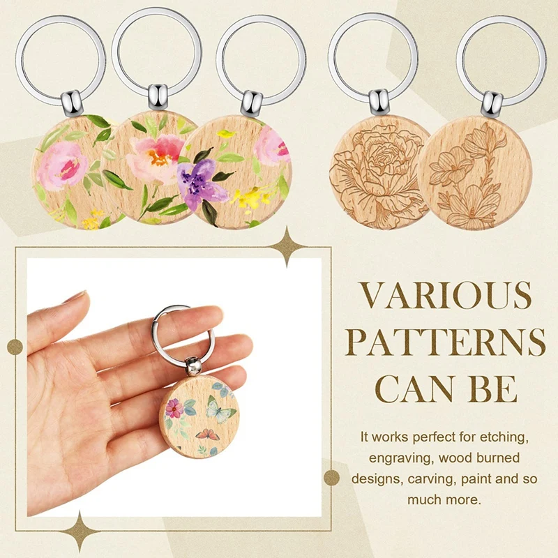 Рисунок 5 - заготовки, кольцо для ключей из необработанного дерева