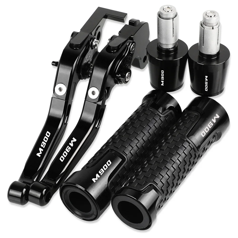 

M 900 Motorcycle Aluminum Brake Clutch Levers Handlebar Hand Grips ends For DUCATI M900 Monster Dark 2002