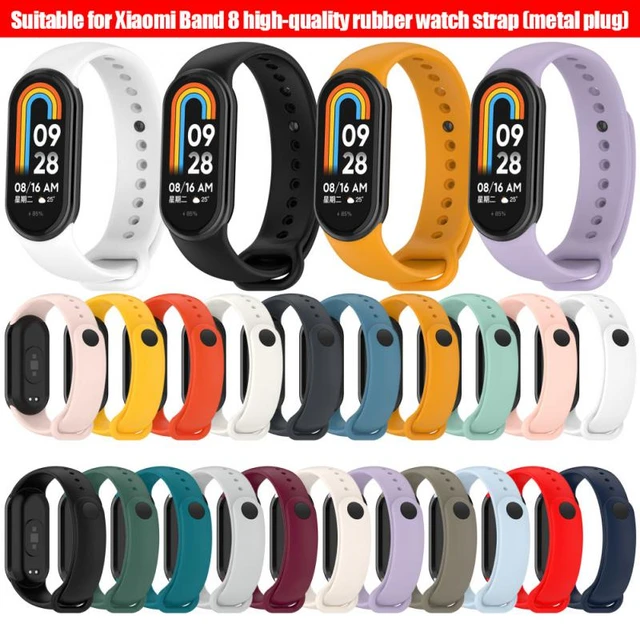 Silicone Watch Bracelet for Mi Band 8 Strap for Xiaomi Smart Band 8  Waterproof Smartwatch Replacement for Xiaomi Miband 8 Correa - AliExpress