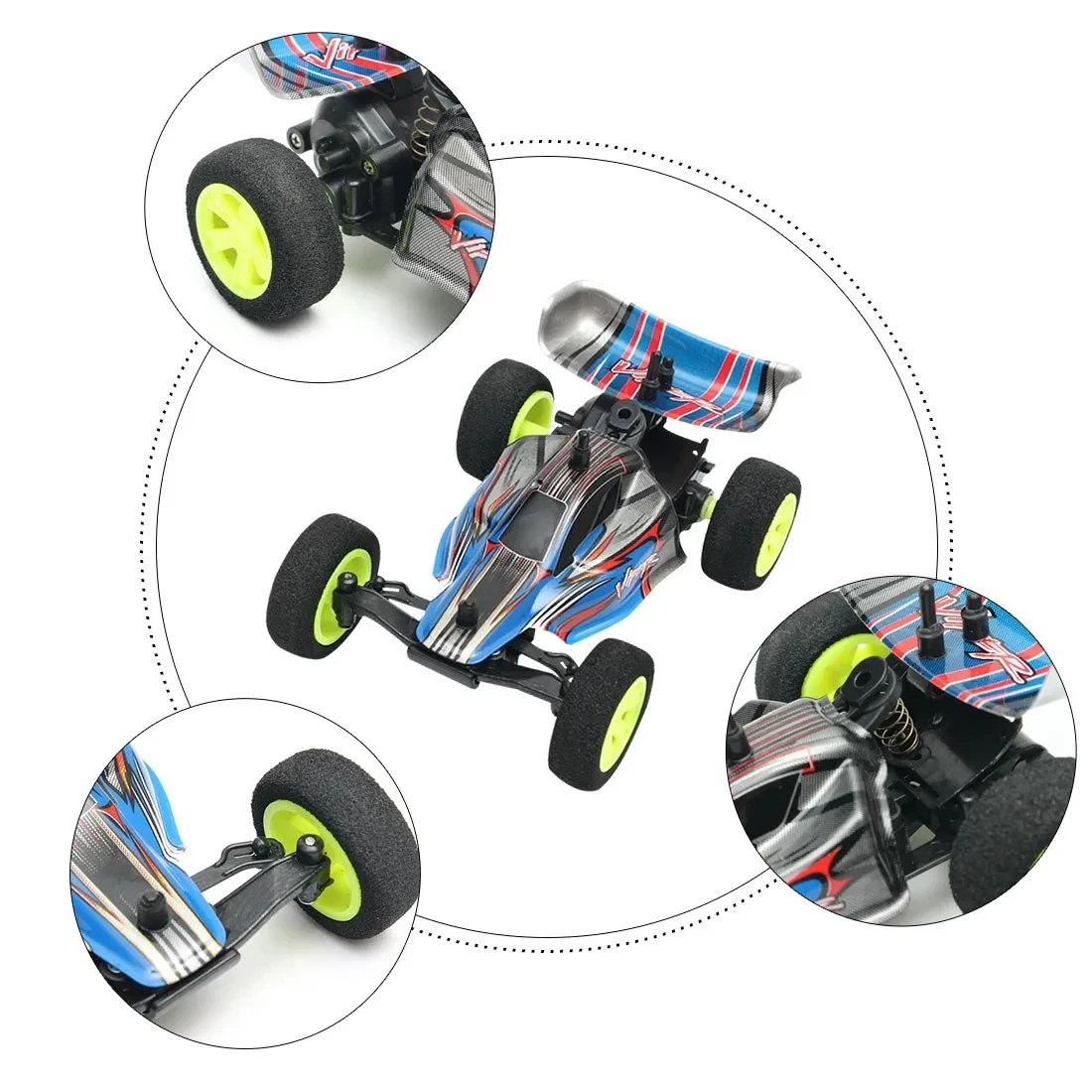 1/32 ミニ Rc カーモデルオフロード車おもちゃ 4WD 2.4 グラム