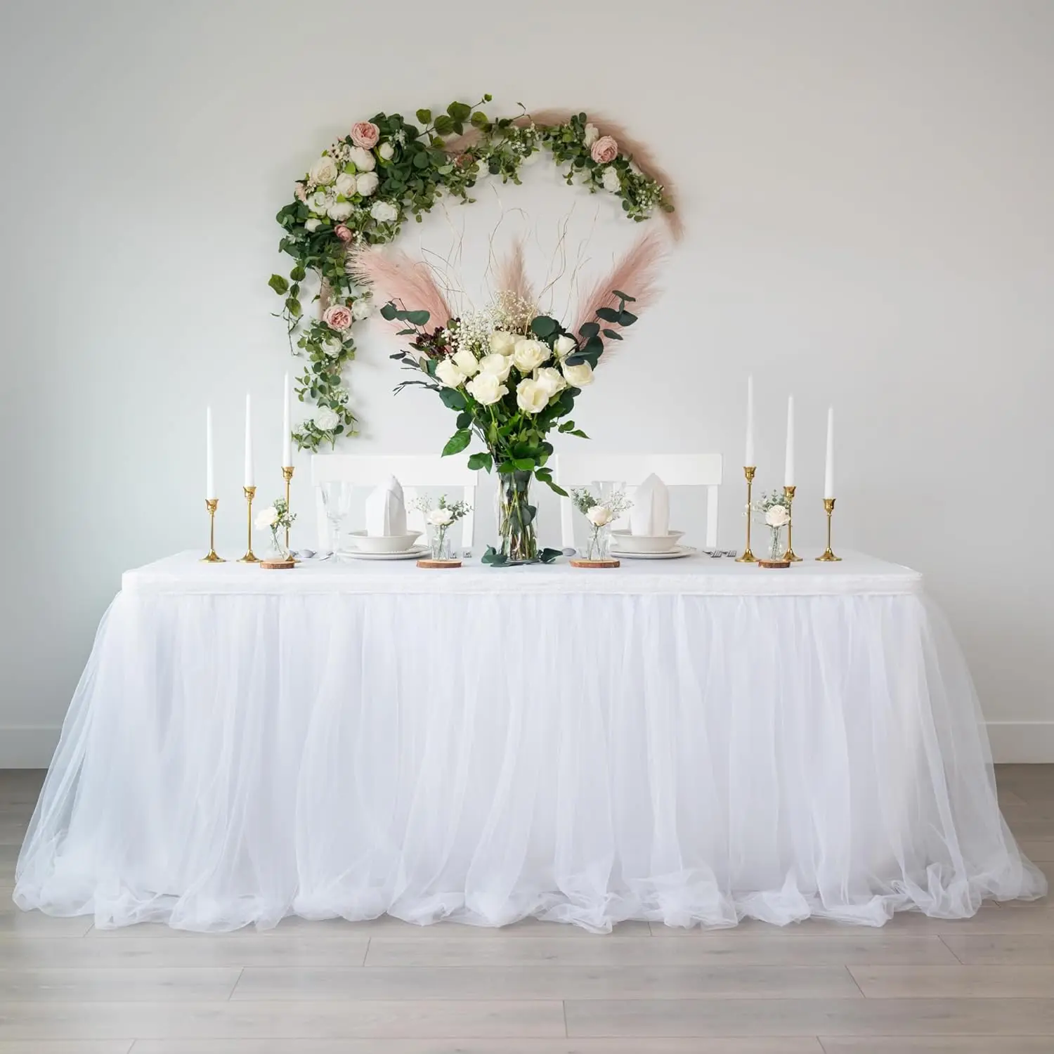 

Тюлевая юбка-пачка для свадьбы, детская юбка, Декоративная скатерть, домашний текстиль, настольное украшение, несколько цветов