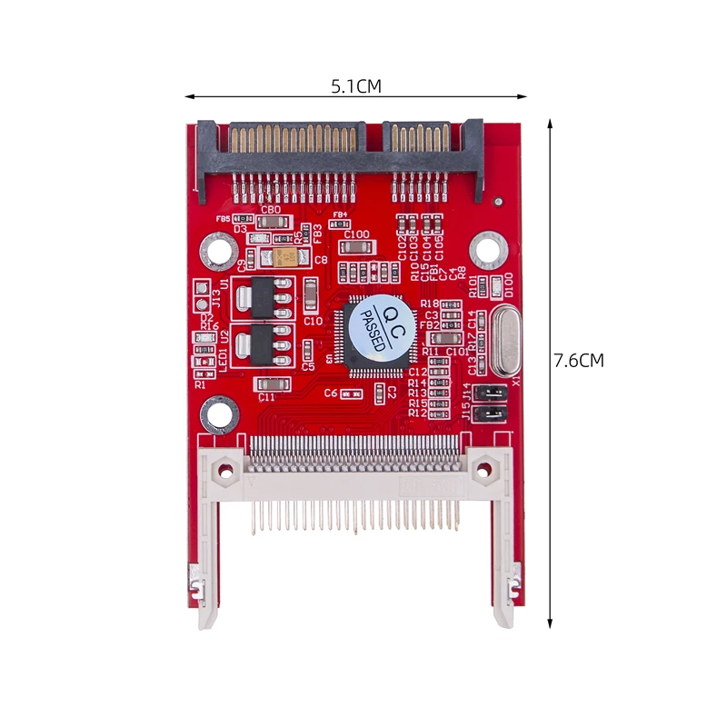 CF Card to SATA Adapter Compact Flash Memory Card Type I II to 2.5inch Serial ATA HDD Hard Disk Drive Converter ssd adapter card