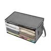Foldable Blanket Clothes Storage Bags Bedroom Cabinet Containers Organizing with Lids and Handle Large Capacity Storage Bags 6