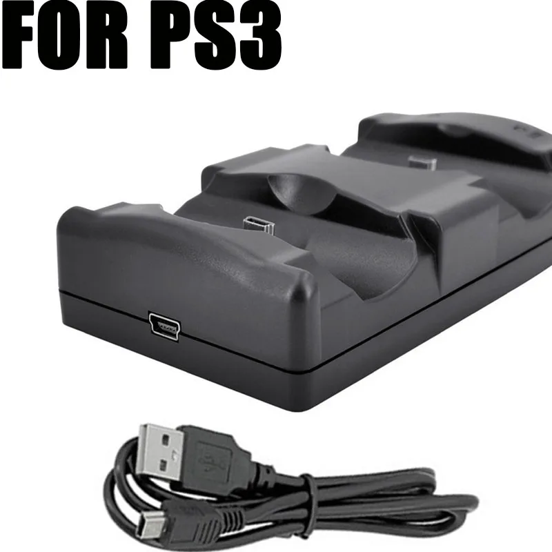 Dual Chargersb Dual Charging Powered Dock Charger For Playstation 3 For Sony For Ps3 Controller & Move Navigation