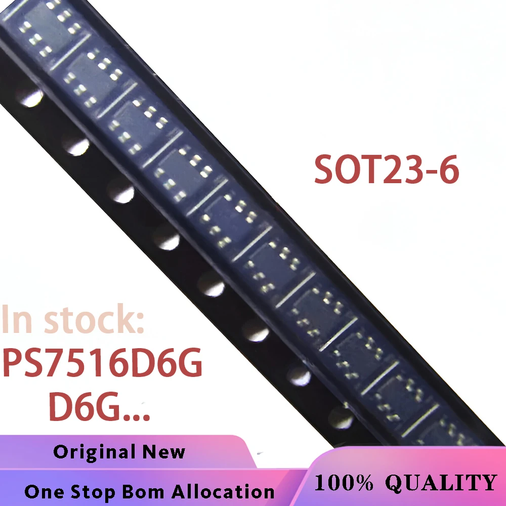 

(50 шт.) 100% новый PS7516 PS7516D6G (D6G...) Набор микросхем SOT23-6