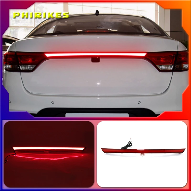 

For Kia Rio K2 Sedan 2017 2018 Led Rear Bumper Reflector Car Tail Light Fog Lamp Braking Driving Car Accessories