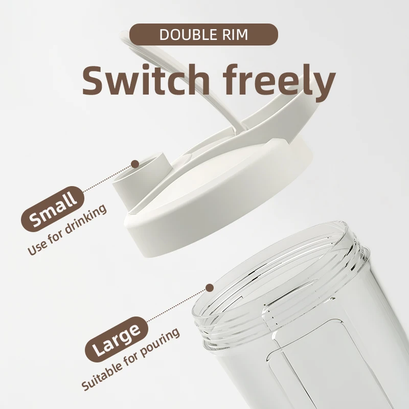 Portable Electric Mixing Cup Rechargeable Coffee Mixing Cup Fully Automatic Rotating Milk Cup Mini Mixing Cup Shaking Cup 5