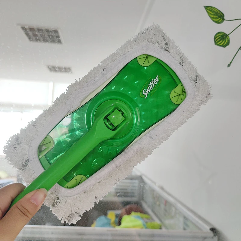 Microfiber Mop Pad Thickened Elastic Band Flat Cleaning Cloth Replacement For Bathroom