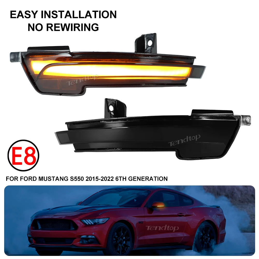 

2 шт., задний поворотный сигнал для Ford Mustang S550 2015-2022