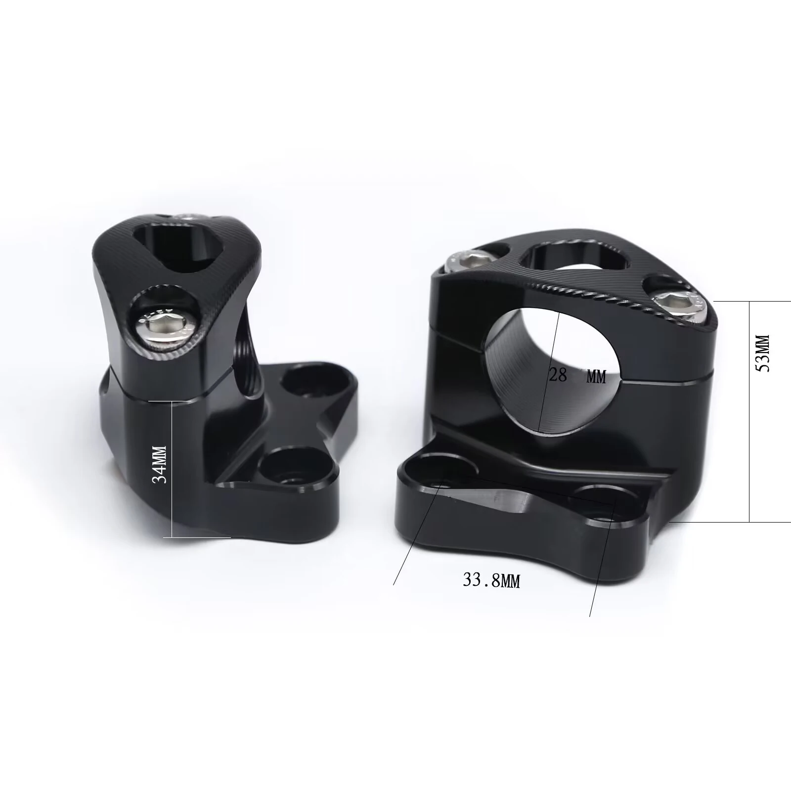 Haojue DR300 ڵ  28mm CNC  ڵ,    Ʈ Ŭ , 28mm