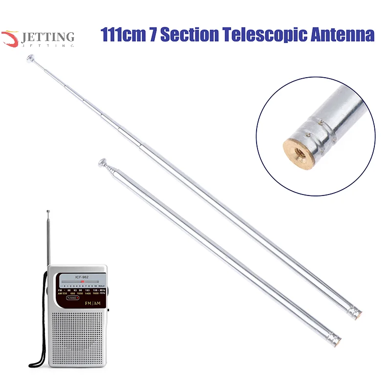 111cm7SectionMetalFullChannelAmFmRadioUniversalAntenna