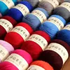 100g/Set Wool Yarn for Crocheting 4-Ply Worsted Pure Mongolian Warm Soft Weaving Fuzzy Knitting Wool Hand Yarn Thread 4