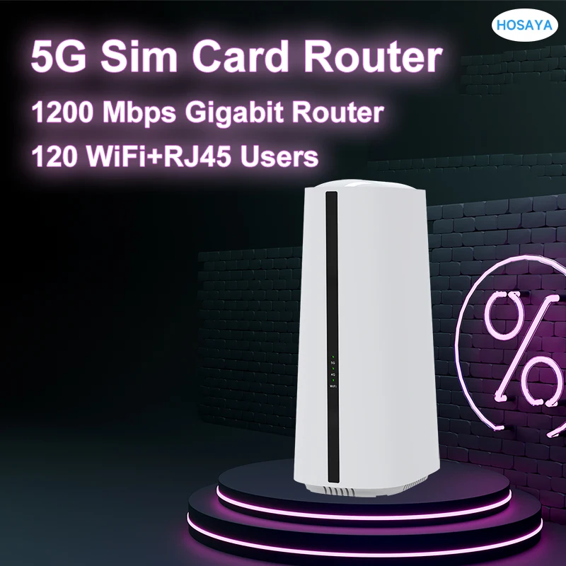 Router 5G 120 Utenti Di Rete Slot Per Scheda Sim Router Wifi Cpe Compatibile Router 4G Modem Wireless Hotspot Wifi