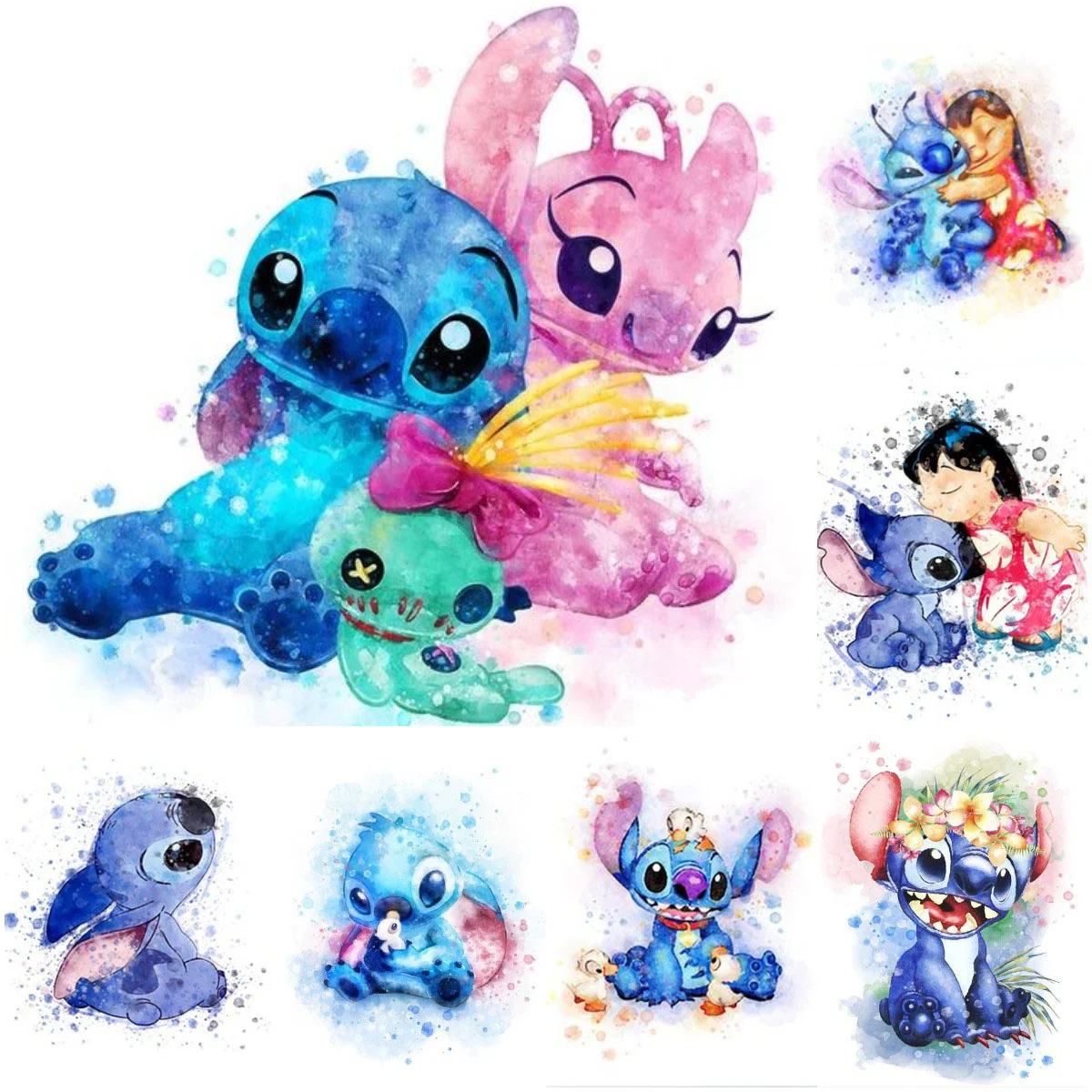 DIY Diamond Painting Disney Star Baby Stitch Cross Stitch Embroidery Kit Handmade Full Drill Mosaic Rhinestone Home Decor Gift