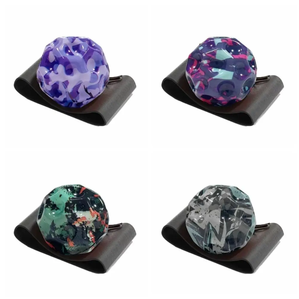 Squeeze Toys Jump Ball High Bouncing Ball Hand Ball Game Multi-hole Wrist Return Rubber Ball Mini Exercise Wrist Elastic Ball