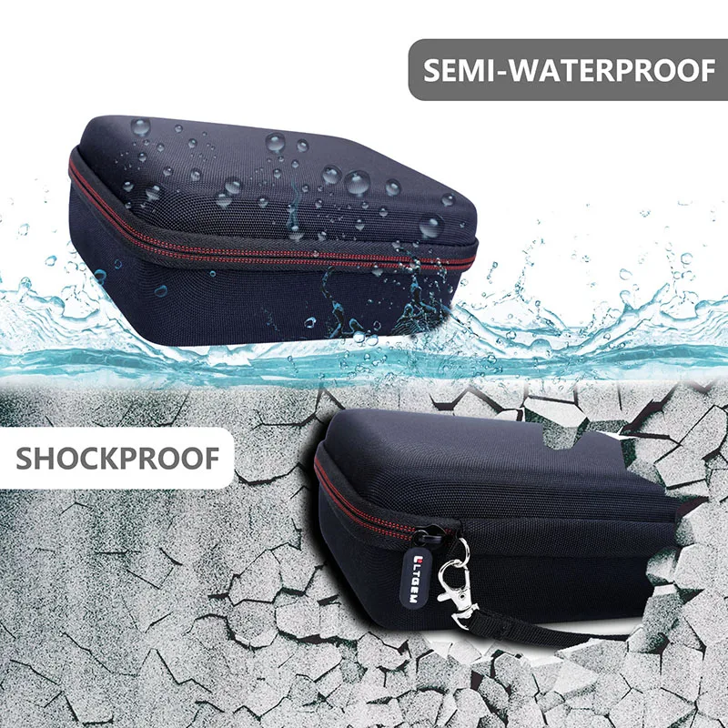 Durable EVA Hard Case for 2-Channel Sound Card - Protective Carrying Storage Bag