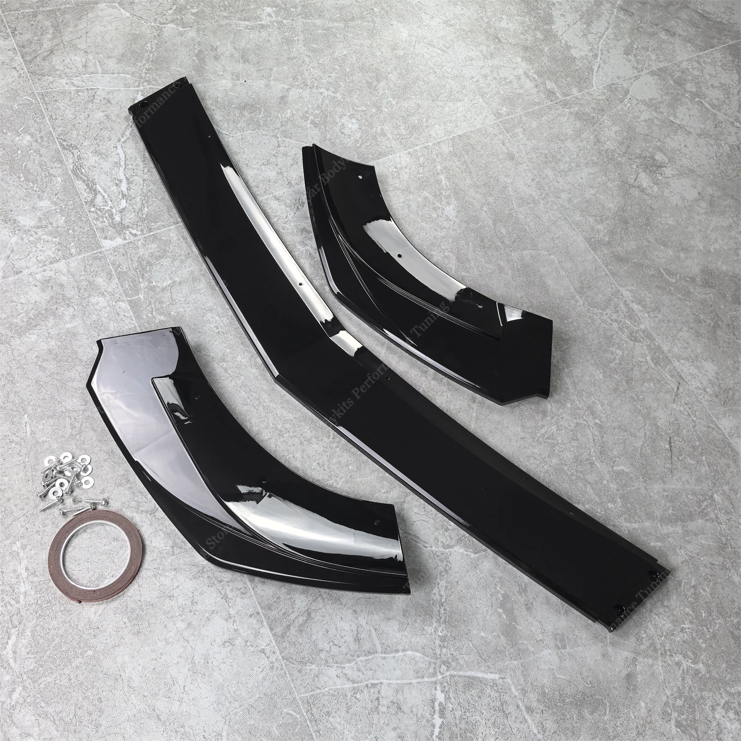 Maxton 스타일 앞 범퍼 립 스포일러 스플리터 메르세데스 W204 S204 C63 AMG/AMG-라인 2011-2014 Facelift Bodykits Tuning