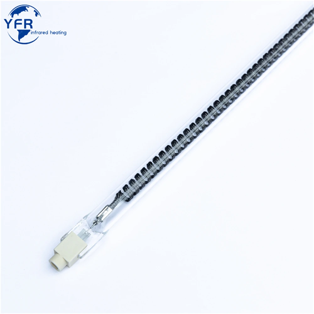 500mm 600mm 600w 1000w 2000w 3000w 220v 230V infrared Quartz heating Element Heater Parts lamp carbon Heat Lamp for Heating
