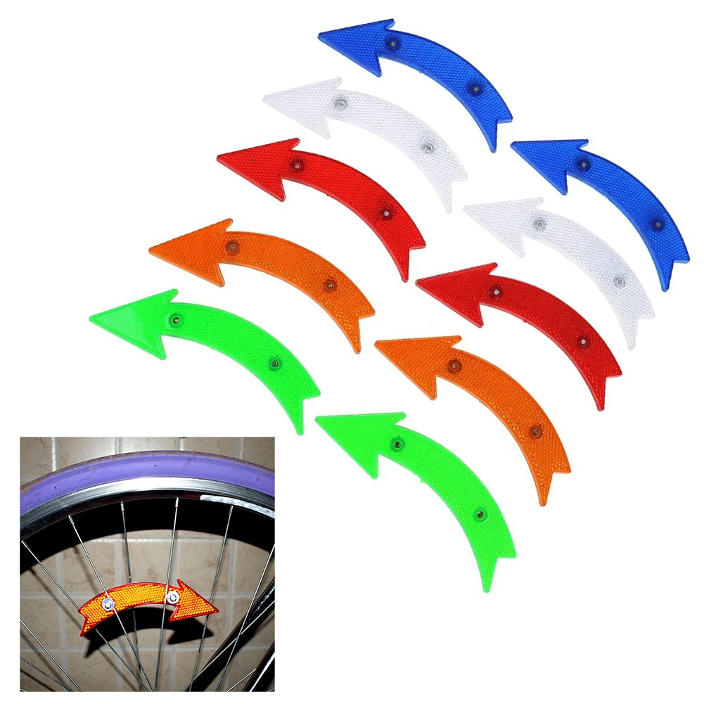 Bicycle spoke reflector MTB road bike wheel rim for night safety, bicycle parts