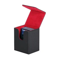 Trading Card Deck Box Durable Sturdy Card Storage Container Collectible Game Card Carrying Case Holds 80+ Or 100+ Cards 3