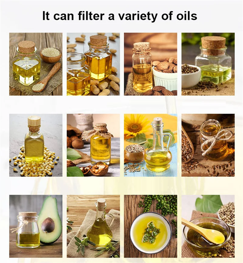 Commercial Oil Filter Machine With Vacuum Pump Electric Edible Oil Vacuum Filtration Machine Processing Tool