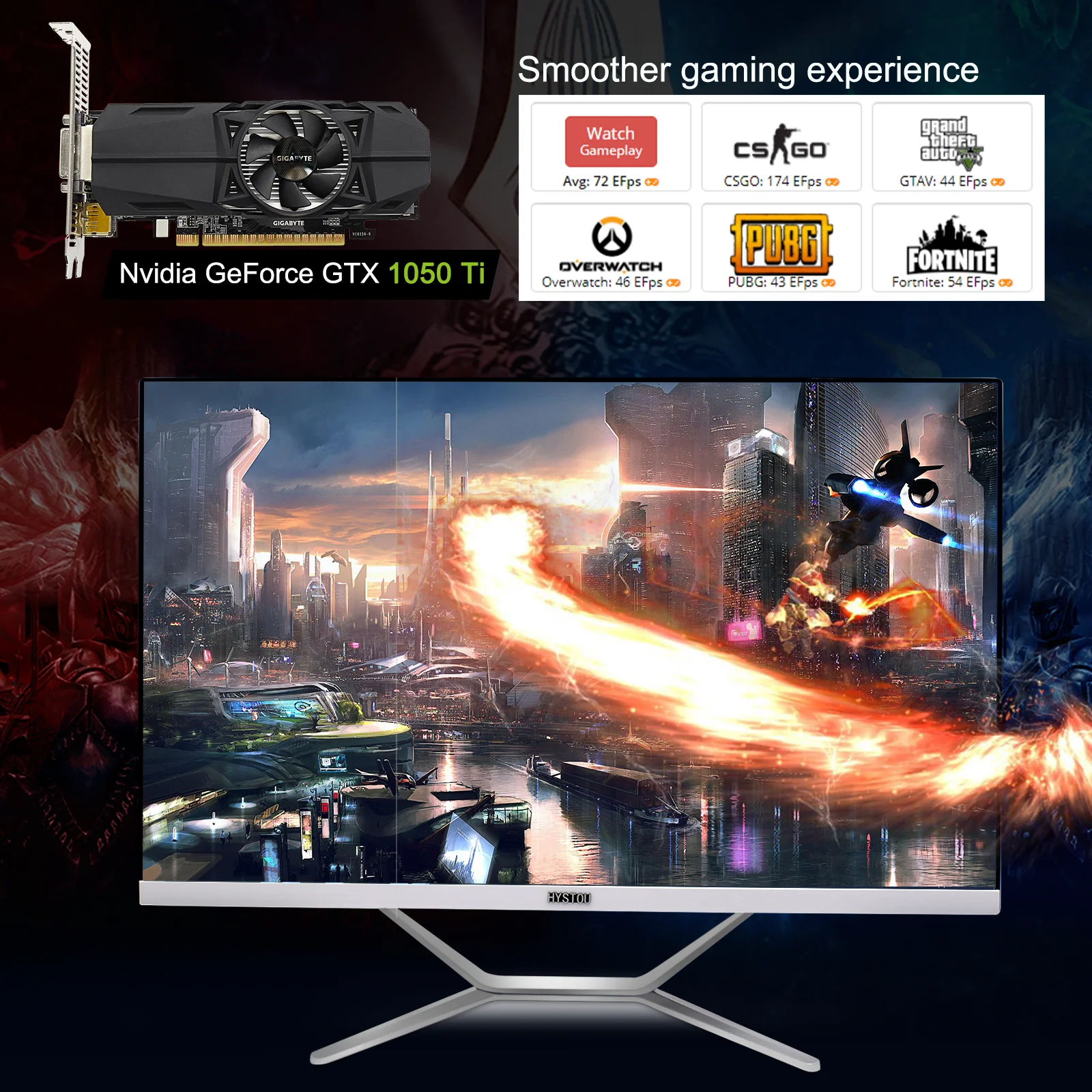 Hystou Hot Sale Intel Core I79700f Processor Windows 10 Pro 8k 4k