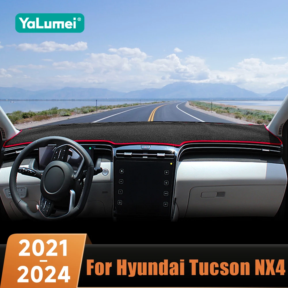 Für Hyundai Tucson NX4 Auto-Armaturenbrett-Abdeckmatten Lichtschutz-Pads Anti-UV-Hülle Sonnenschutz-Teppiche Zubehör