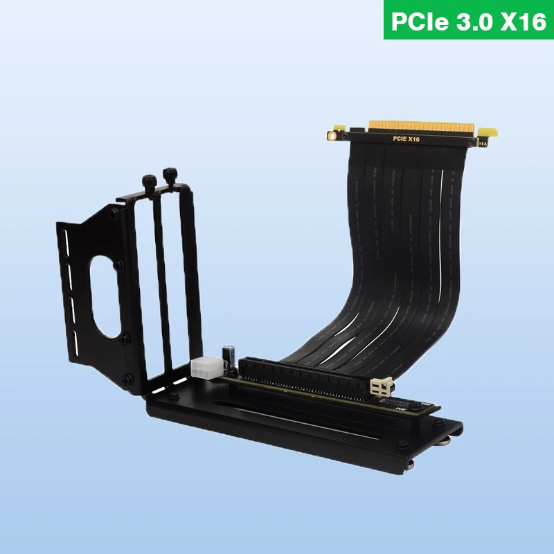 Nuovo 6 Pin Power Pci- E 3.0 16X Scheda Grafica Cavalletto Verticale/Base Cavo Riser Atx Per Rtx 3060 Ti 3070 3080 Btc Xrp Miner