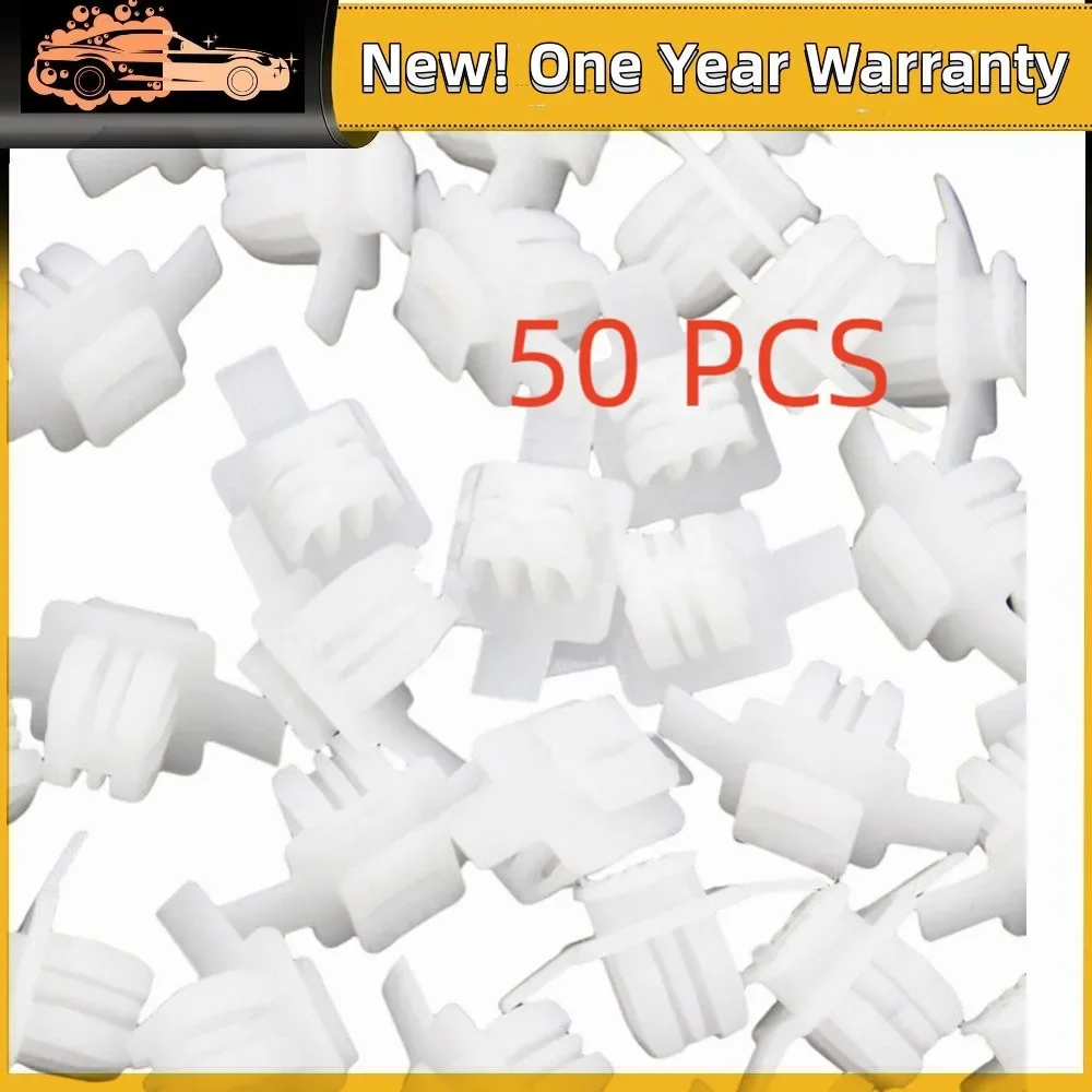 

50Pcs Car Front Wheel Arch Trim Mud Flaps Auto Fastener Clips Rivet Splash Guard Retainer 91513-SMG-E11 For Honda Civic CR-V