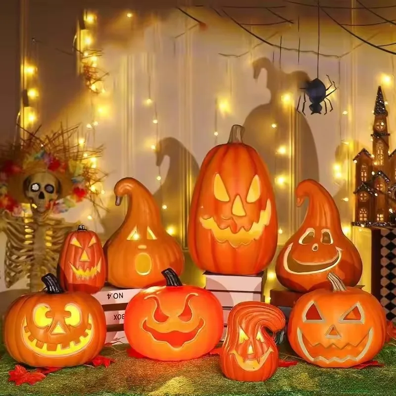 Luci al neon Insegne Zucca E Caramelle Insegna Al Neon Per Halloween,Insegne Al Neon A Led Per Feste Con Pannello Acrilico,Decorazione Artistica Della Parete Per La Casa,Bar,Ufficio,Negozio,Ristorant