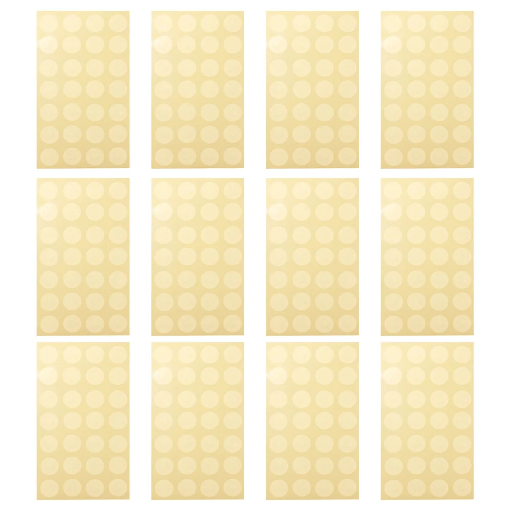 12 Sheets Tag Loose-leaf Hole Repair Subsidy Reinforcement Labels Paper Sticker Protectors Notebook Binder Stickers Ring