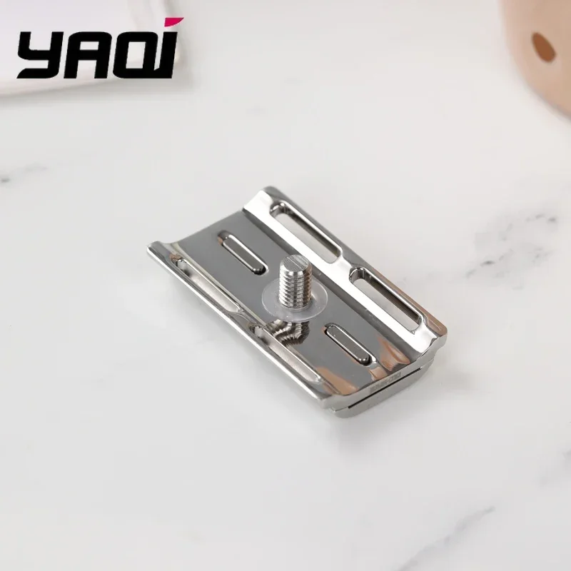 YAQI 고스트 90SB 316 스테인리스 스틸 광택 안전 면도기 헤드(0.90mm 블레이드 간격)