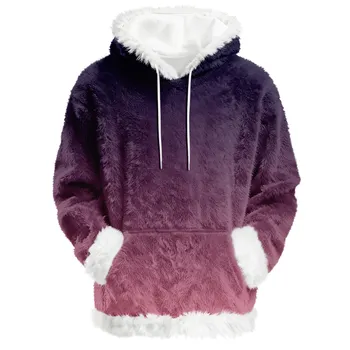 Hoodies For Women Oversized Winter Plush Cute Sweatshirts Pullover 1