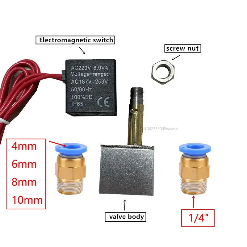 Électrovanne normalement fermée 1/4 