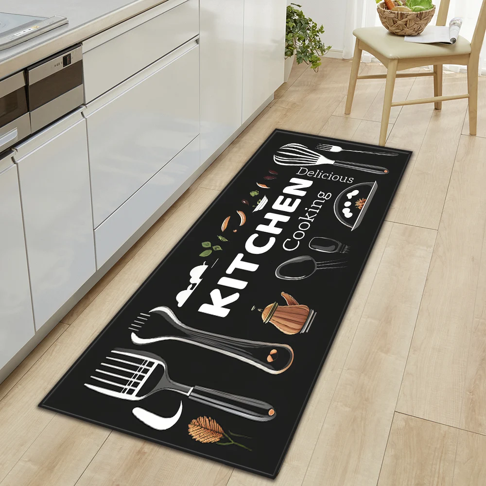Modern Kitchen Mat Home Hallway Entrance Doormat Living Room Bedroom Floor Decoration Carpet Balcony Bath Door Non-Slip Foot Rug