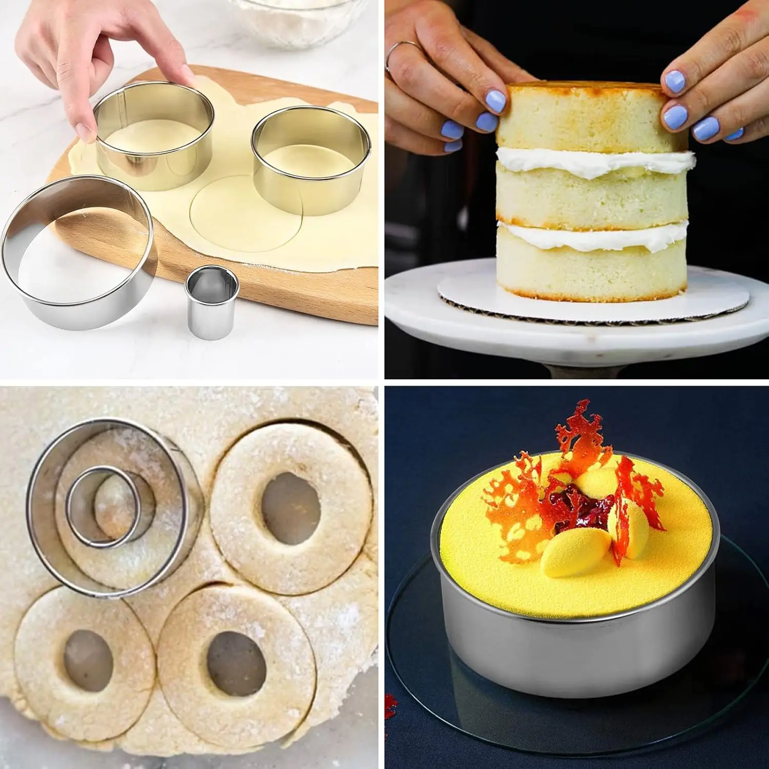 Cookie Cutter 12PCS Mini Biscuit Cookie Cutter Set Professional Materiel Patisserie Cake Accessory Pastry Utensil Baking Mold Cookie Mould