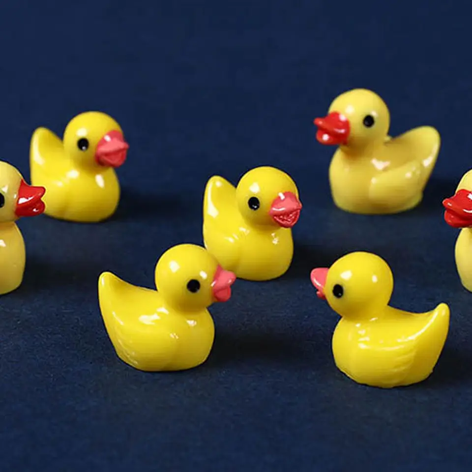 A/V Pequeños Patos A Granel | Pato Amarillo Resina Para