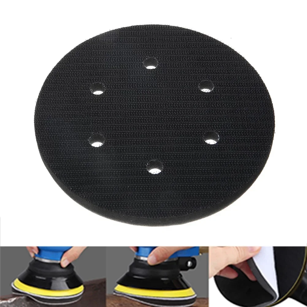 

1pc 6" Inch 150mm 8 Holes Interface Pads For Hook & Loop Sanding Discs Soft Sponge Pad Polishing Sanding Pad Abrasive Tools