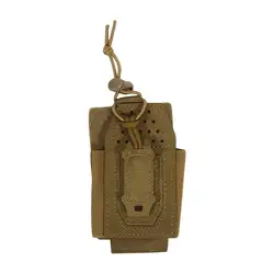 Tactical Nylon Molle Radio and Phone Holster (Khaki color)