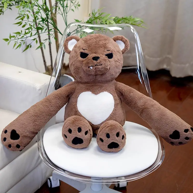 55/80cm High Quality Kawaii Teddy Bear Plush Toys Soft Giant Bear Popular Birthday Valentine Gifts For Lover Friend