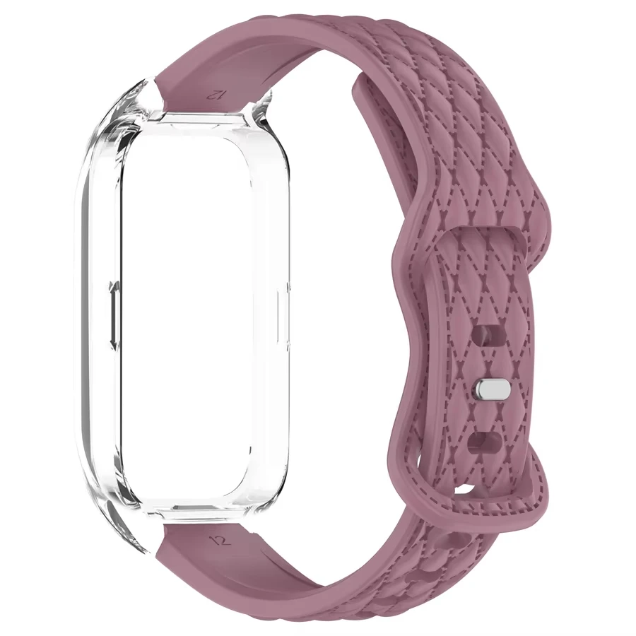 Silikonarmband für Mi Band 9 8 Aktives Armband für Xiaomi Smart Band 8 Aktiv für Redmi Band 3 2 Armband mit PC-Gehäuse – Detail 6