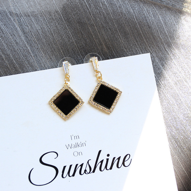 New Fashion Unique Personality Shiny Simple Love Tassel Peach Heart Earrings Party Jewelry Exquisite Gift Wholesale