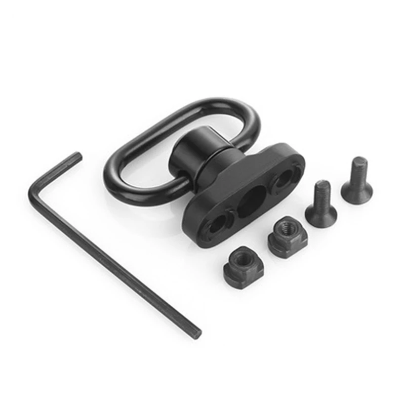 

Tactically Sling Swivels Mount Heavy Duty Quick Detach Sling Attachment with Push Button for Two Point Sling Easy Mount
